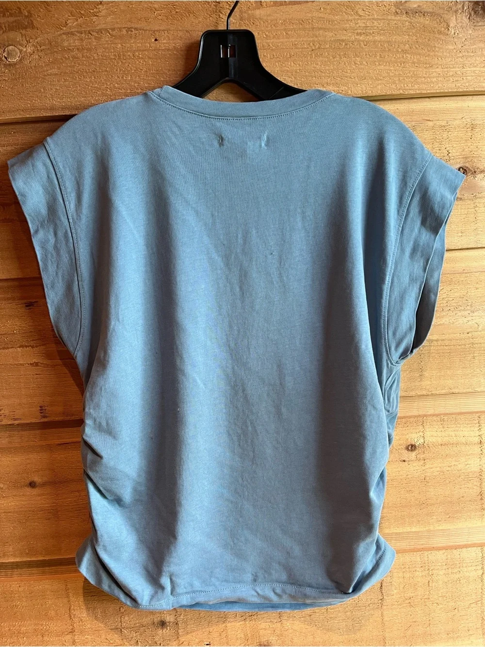 Madewell Blue Cinch-Side Muscle Tee - Picture 5 of 6